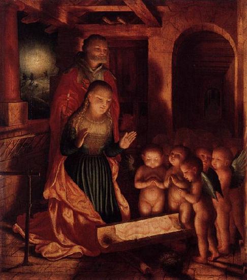 Master of Ab Monogram The Birth of Jesus oil painting image
